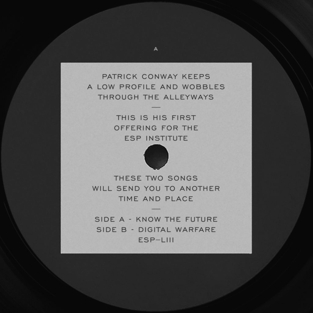 Patrick Conway/KNOW THE FUTURE 12"