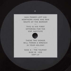 Man Power/THE TOURIST 12"