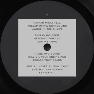 Nathan Micay/NEVER RHYTHM GAME 12"