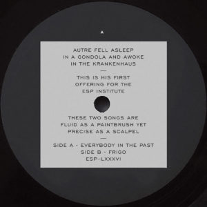 Autre/EVERYBODY IN THE PAST 12"
