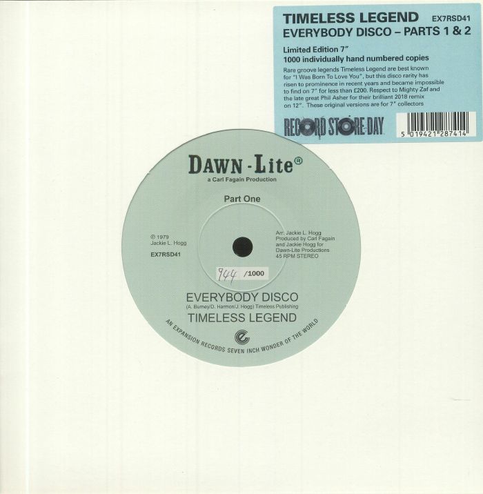 Timeless Legend/EVERYBODY DISCO (RSD) 7"