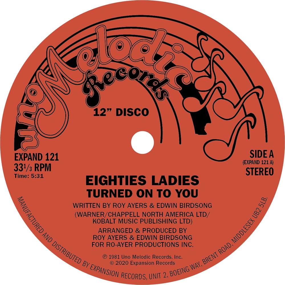 Eighties Ladies/TURNED ON TO YOU 12"