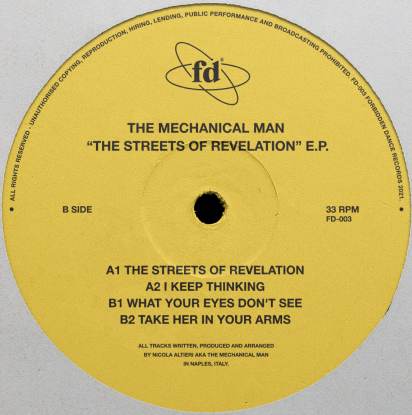 Mechanical Man/STREETS OF REVELATION 12"