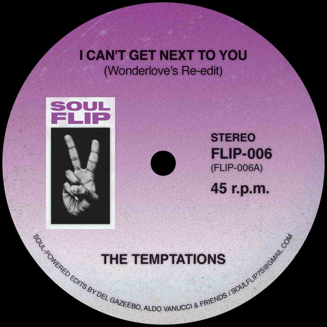 Temptations/CAN'T GET.. SOUL FLIP RMX 7"