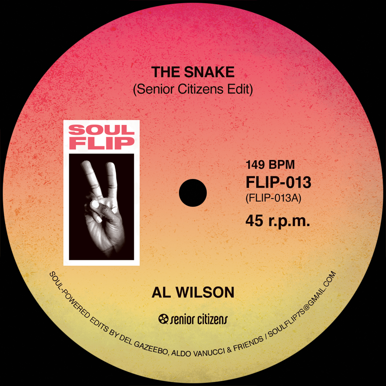 Al Wilson/SENIOR CITIZENS EDIT 7"