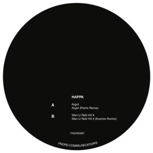 Happa/ARGOT (PARRIS & KOWTON RMX'S) 12"