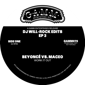 DJ Will/ROCK EDITS EP 3 12"