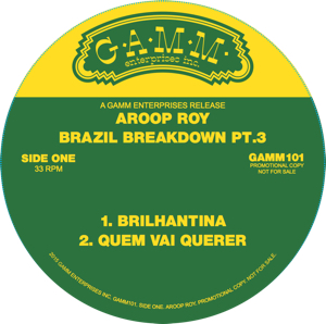 Aroop Roy/BRAZIL BREAKDOWN PT. 3 12"