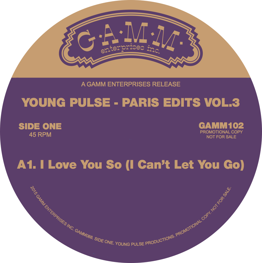 Young Pulse/PARIS EDITS VOL. 3 12"