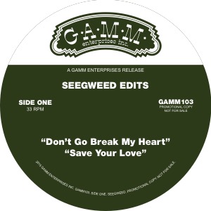 Seegweed Edits/DON'T GO BREAKING... 12"