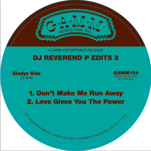 DJ Reverend P/EDITS PT.3 12"