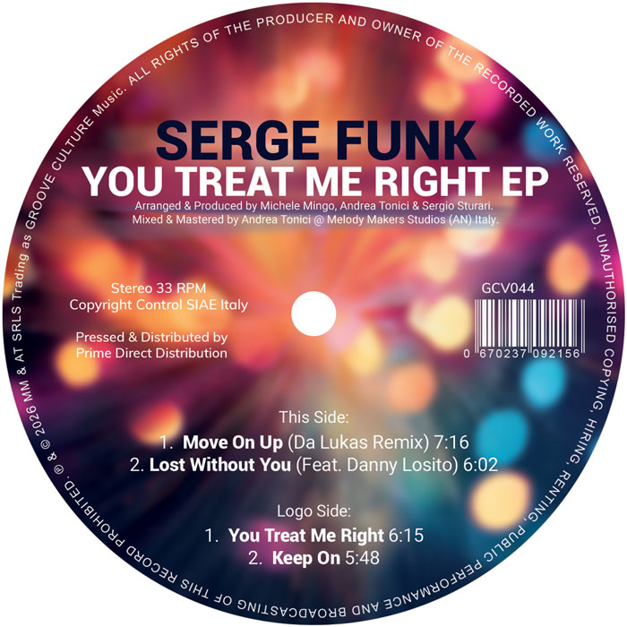 Serge Funk/YOU TREAT ME RIGHT EP 12"