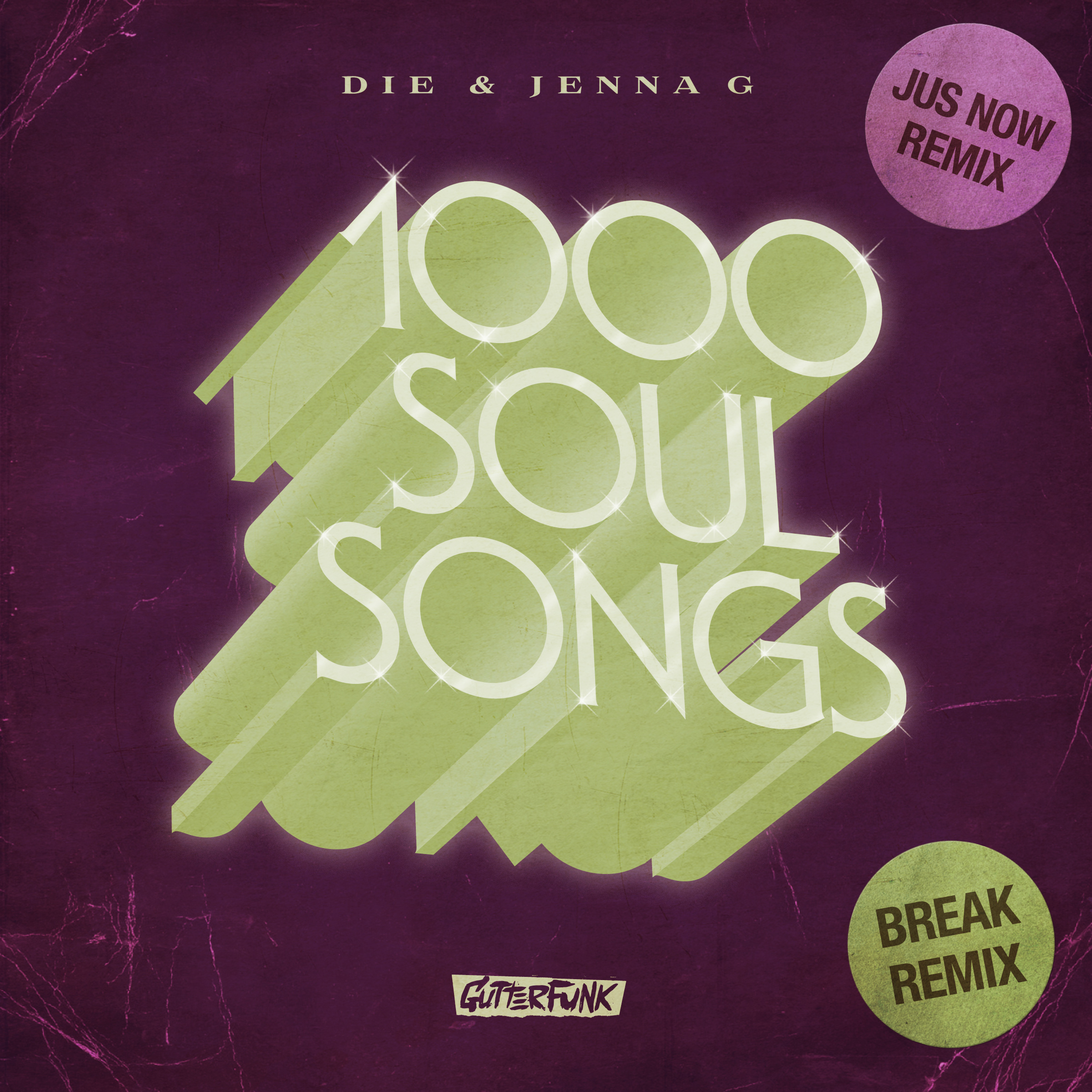 DJ Die & Jenna G/1000 SOUL SONG RMX 12"