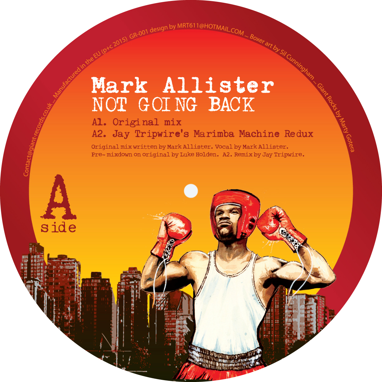 Mark Allister/NOT GOING BACK EP 12"