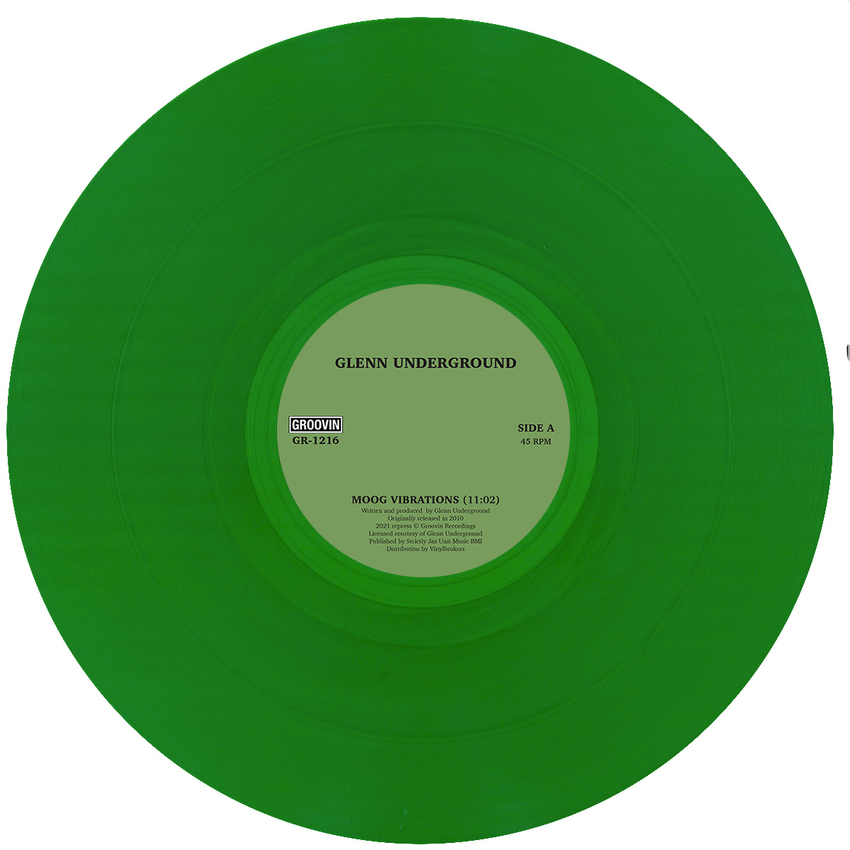 Glenn Underground/MOOG... (GREEN) 12"