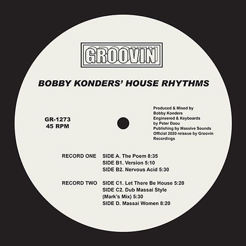 Bobby Konders/HOUSE RHYTHMS EP D12"