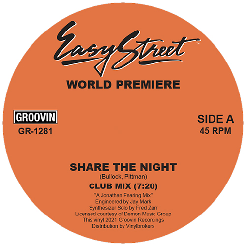 World Premiere/SHARE THE NIGHT 12"