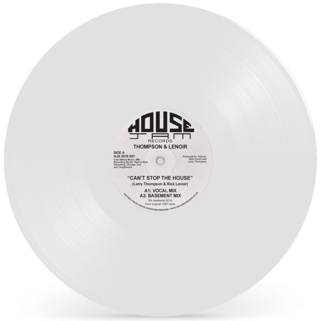 LNR/CAN'T STOP THE HOUSE (WHITE) 12"