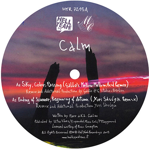 Calm/BY YOUR SIDE REMIXES PT 3 12"