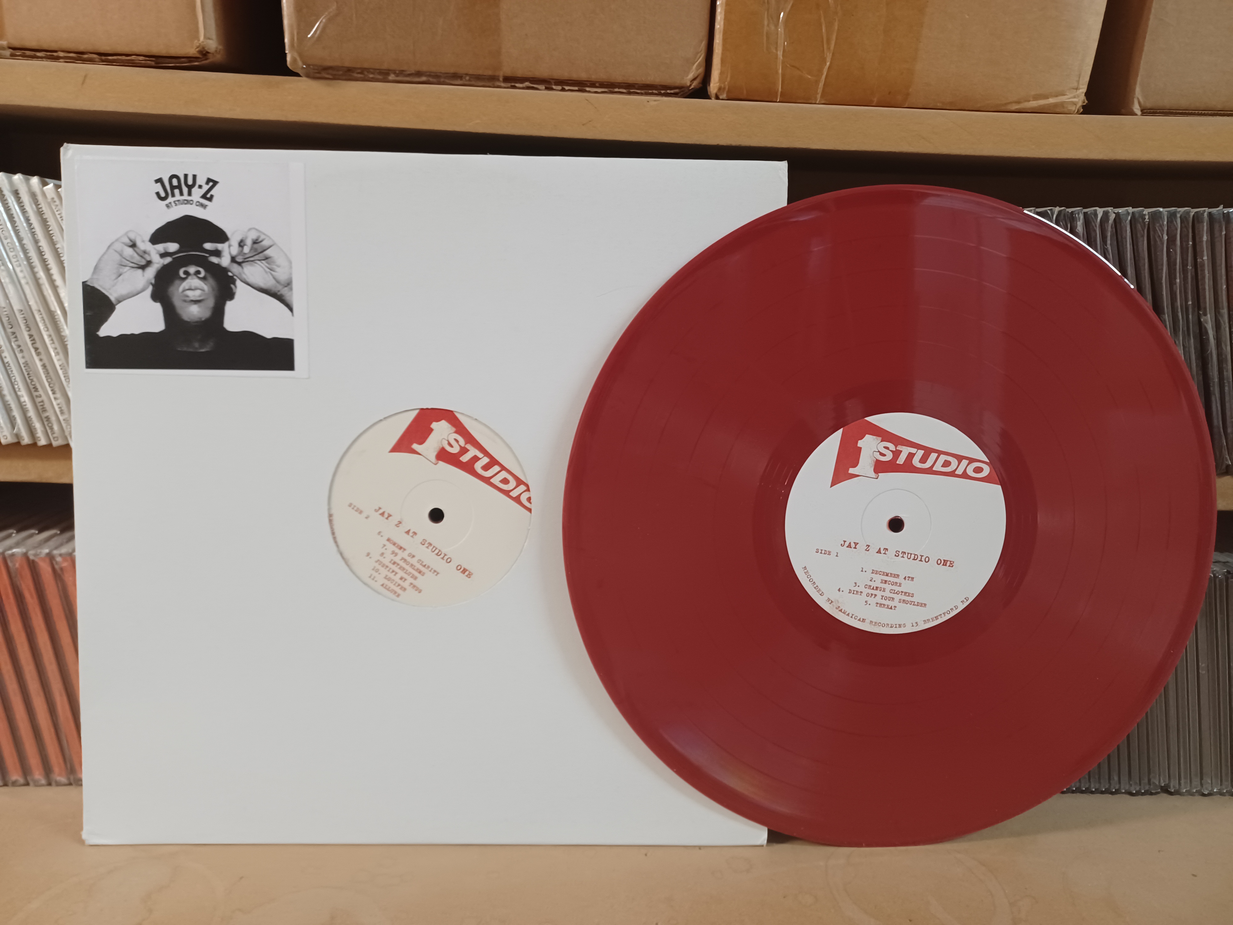 Jay Z at Studio One/REGGAE MASHUP RED LP