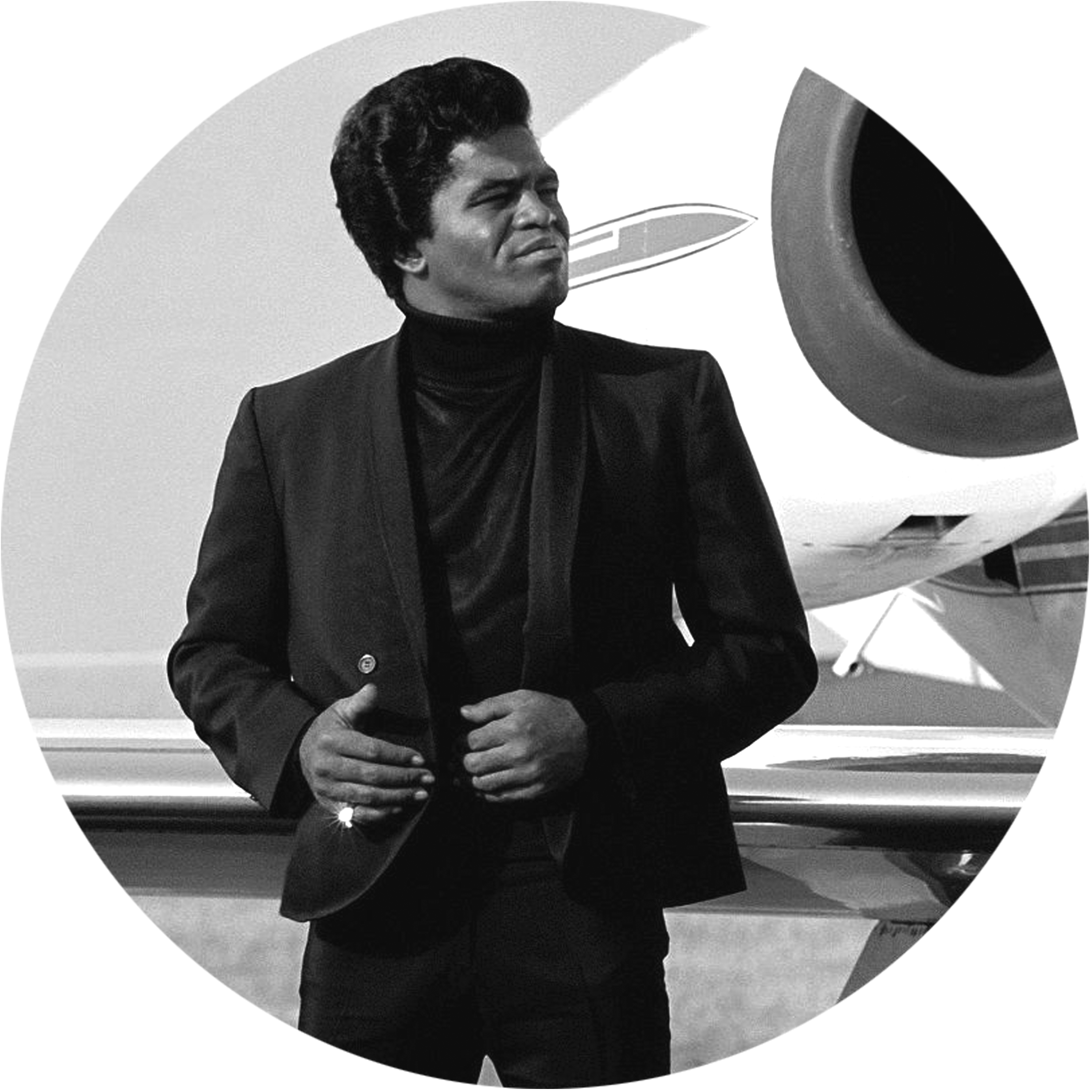 James Brown/BLACK & WHITE SLIPMAT