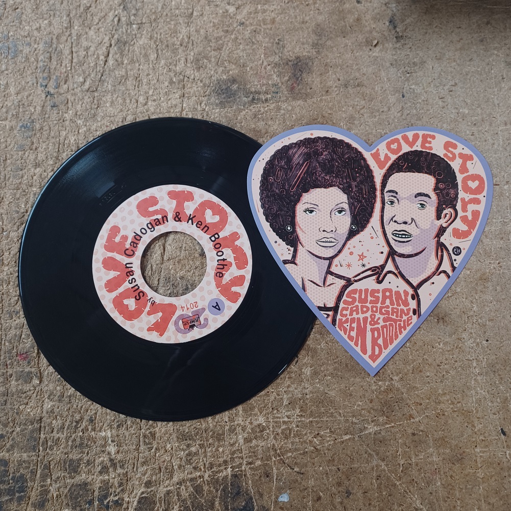 Susan Cadogan & Ken Boothe/LOVE STORY 7"
