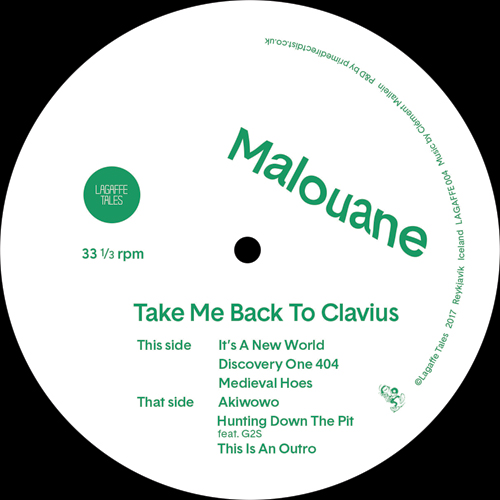Malouane/TAKE ME BACK TO CLAVIUS EP 12"