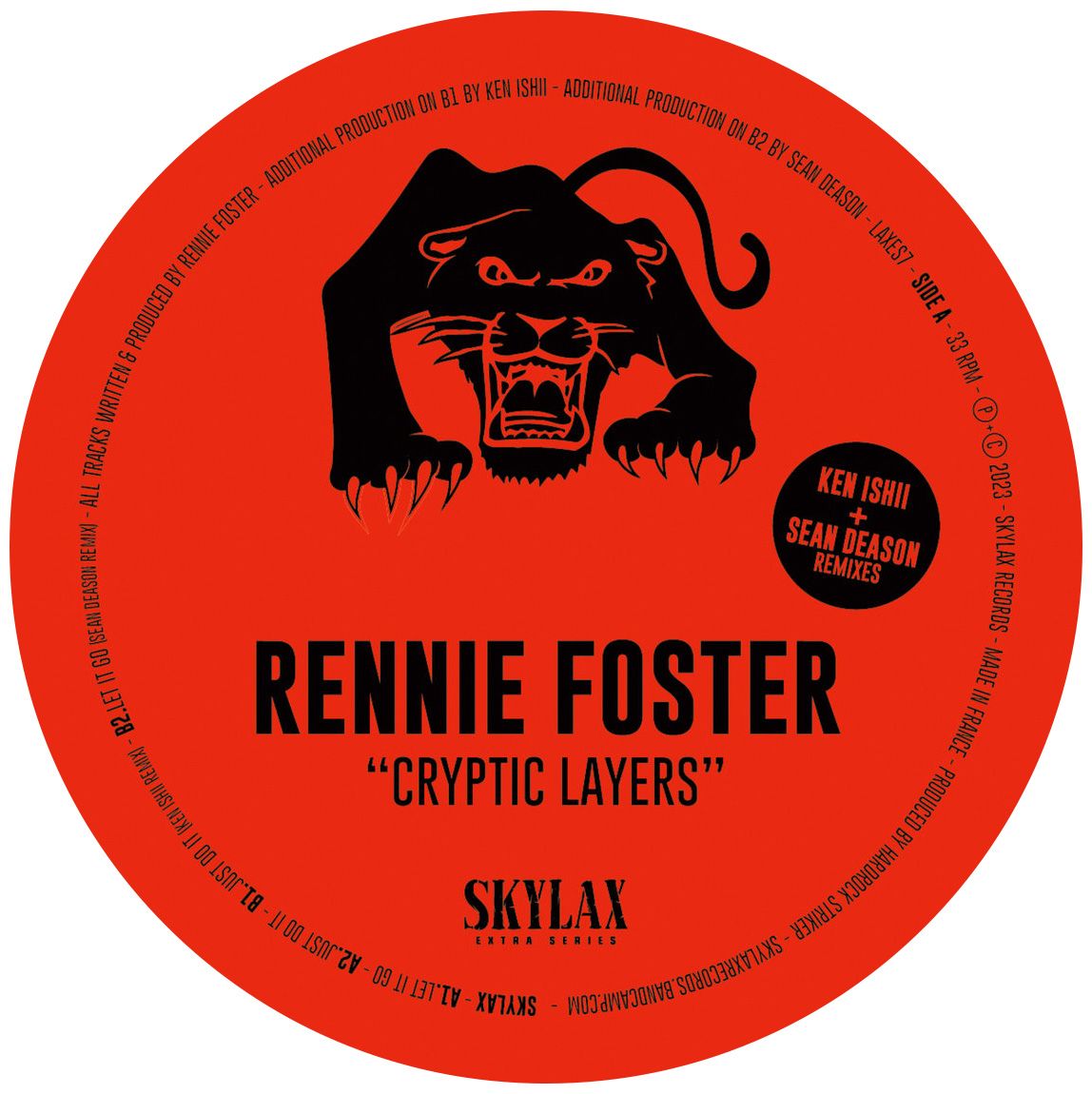 Rennie Foster/CRYPTIC LAYERS EP 12"