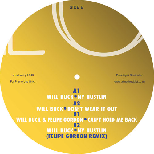 Will Buck & Felipe Gordon/NY HUSTLIN 12"