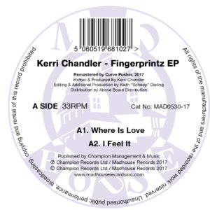 Kerri Chandler/FINGERPRINTZ EP 12"