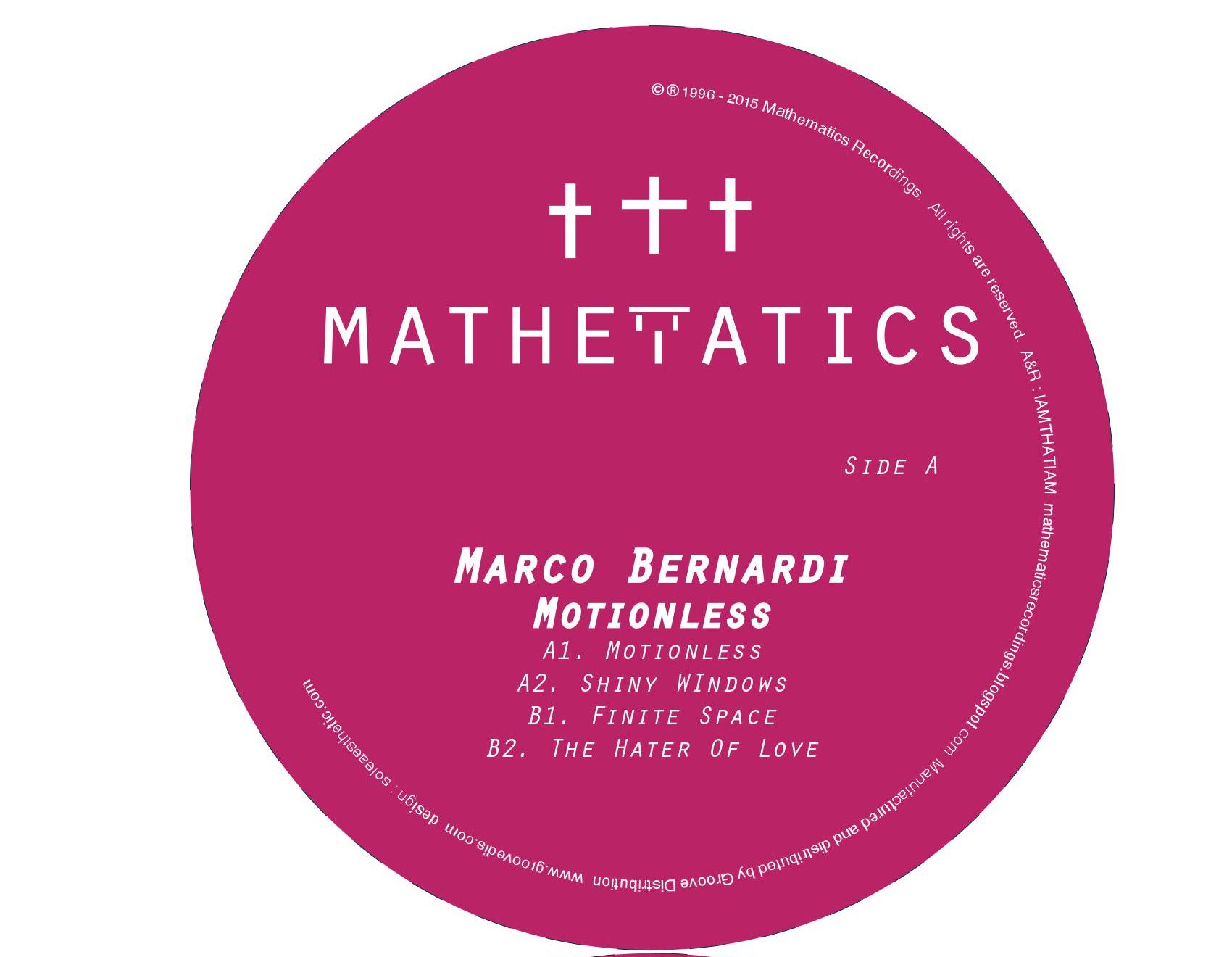 Marco Bernardi/MOTIONLESS 12"