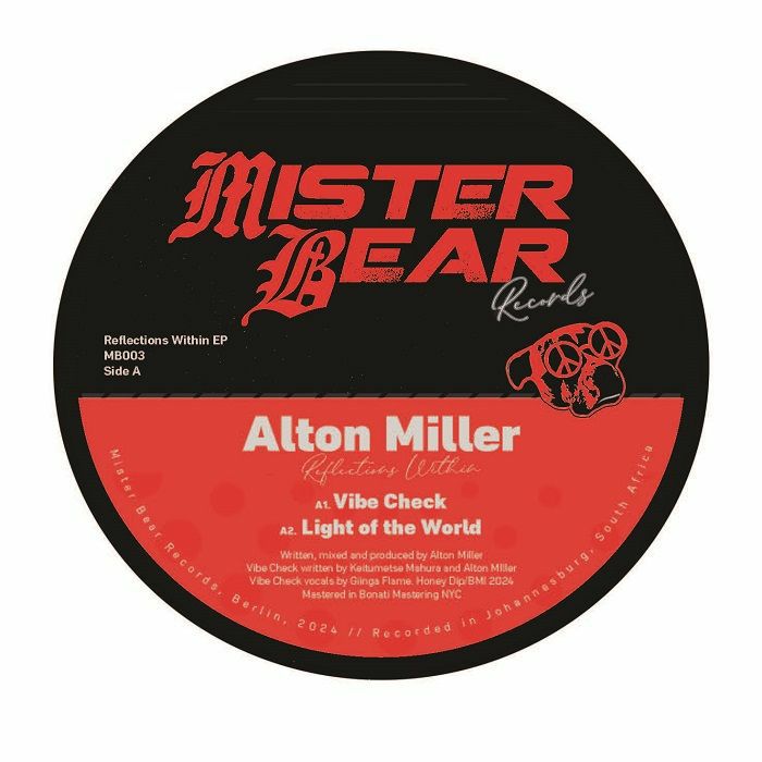 Alton Miller/REFLECTIONS WITHIN EP 12"