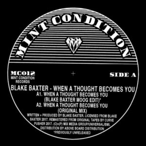 Blake Baxter/WHEN A THOUGHT... 12"