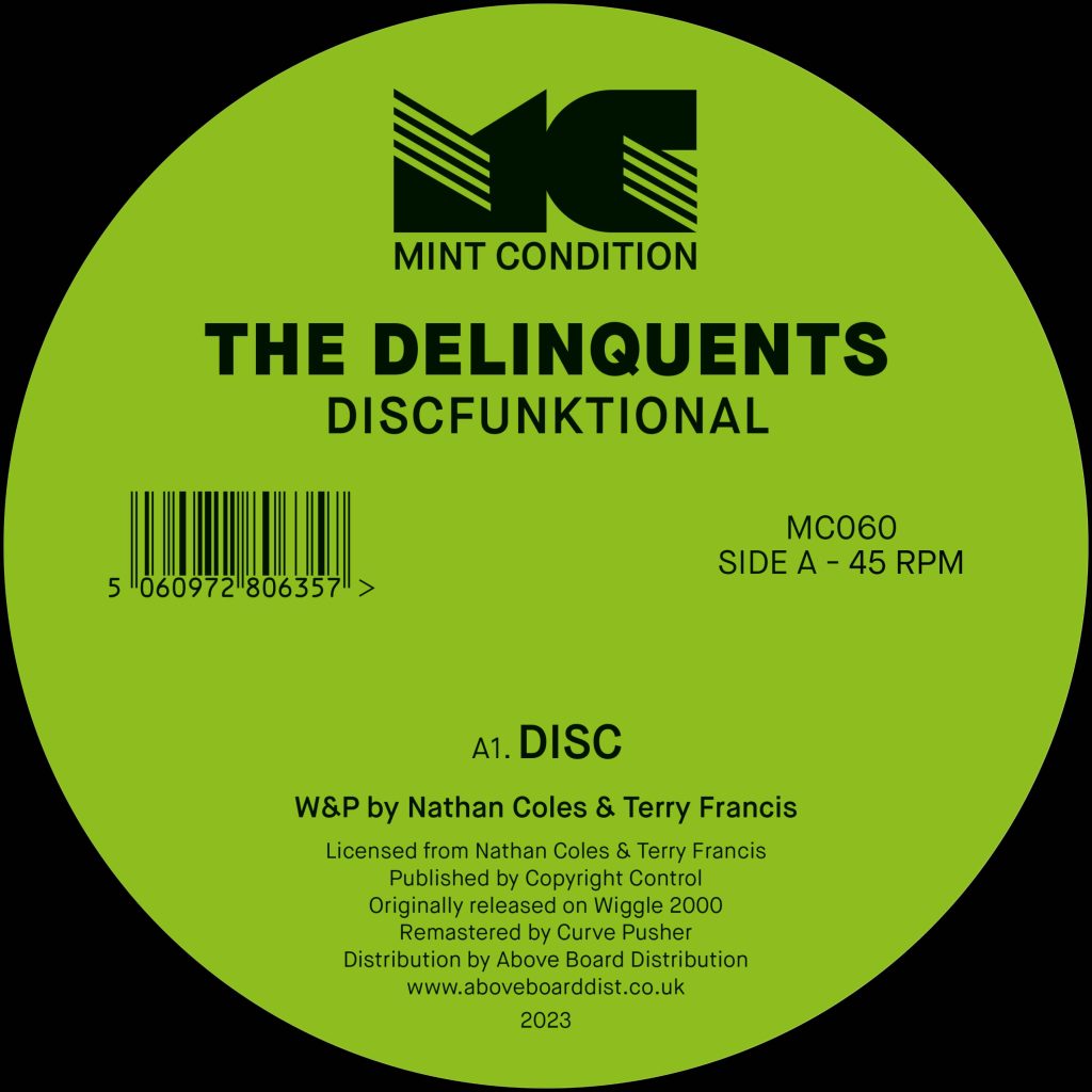 Delinquents/DISCFUNKTIONAL 12"