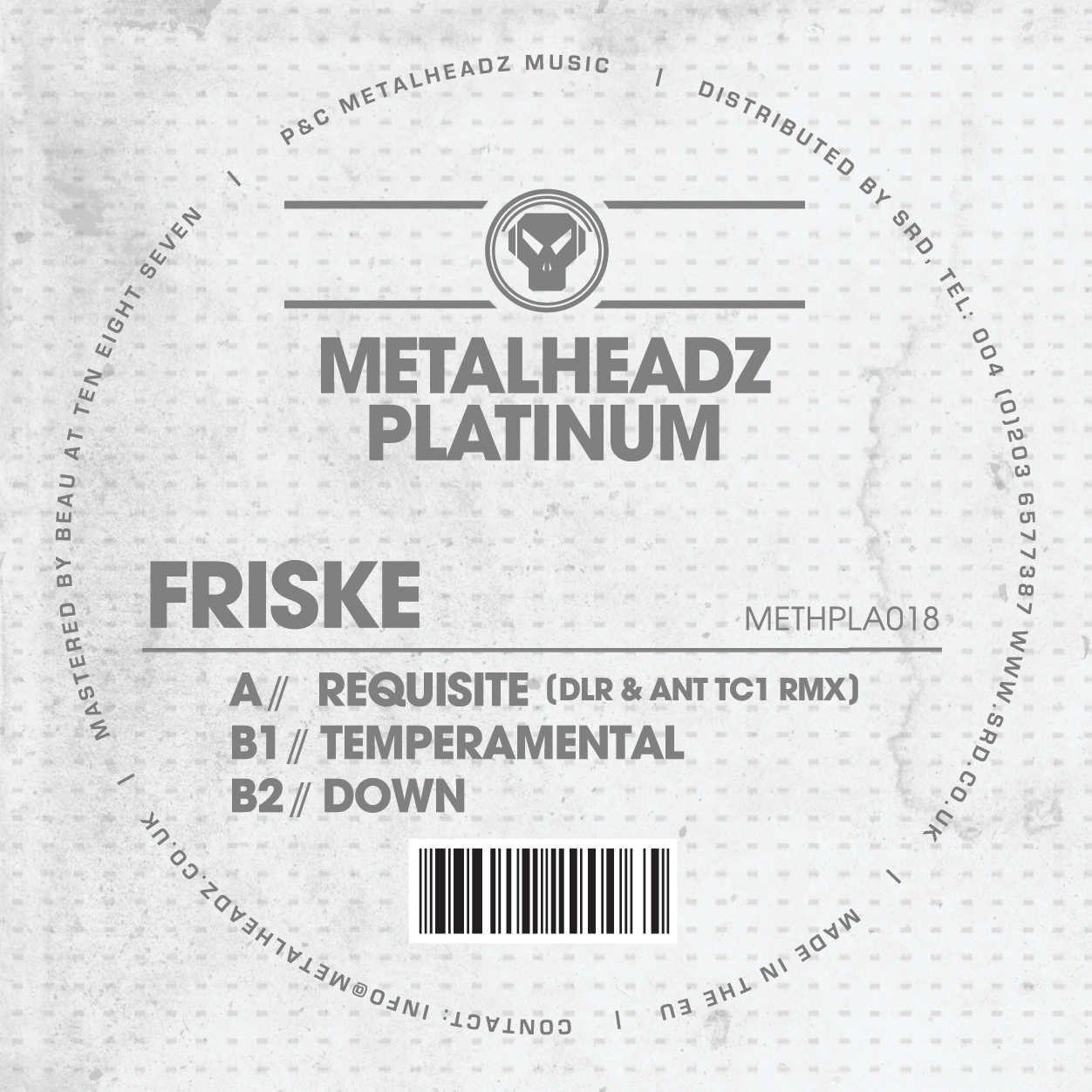 Friske/TEMPERAMENTAL EP 12"