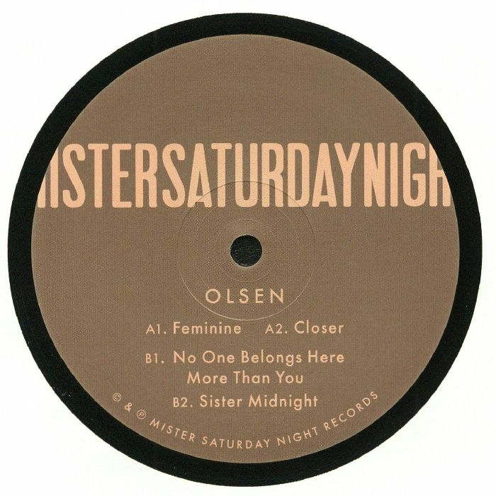 Olsen/NO ONE BELONGS HERE MORE... EP 12"