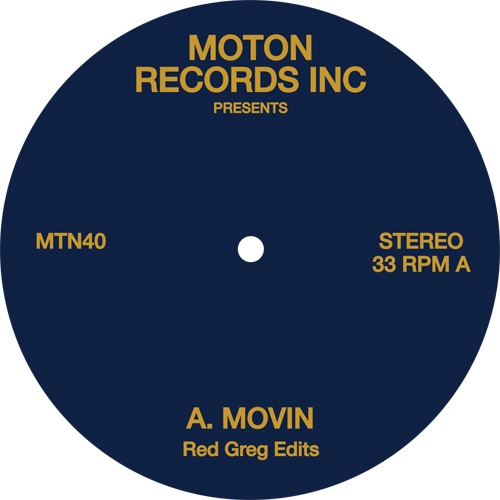 Red Greg/MOVIN 12"