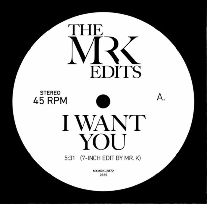 Mr. K/I WANT YOU 7"