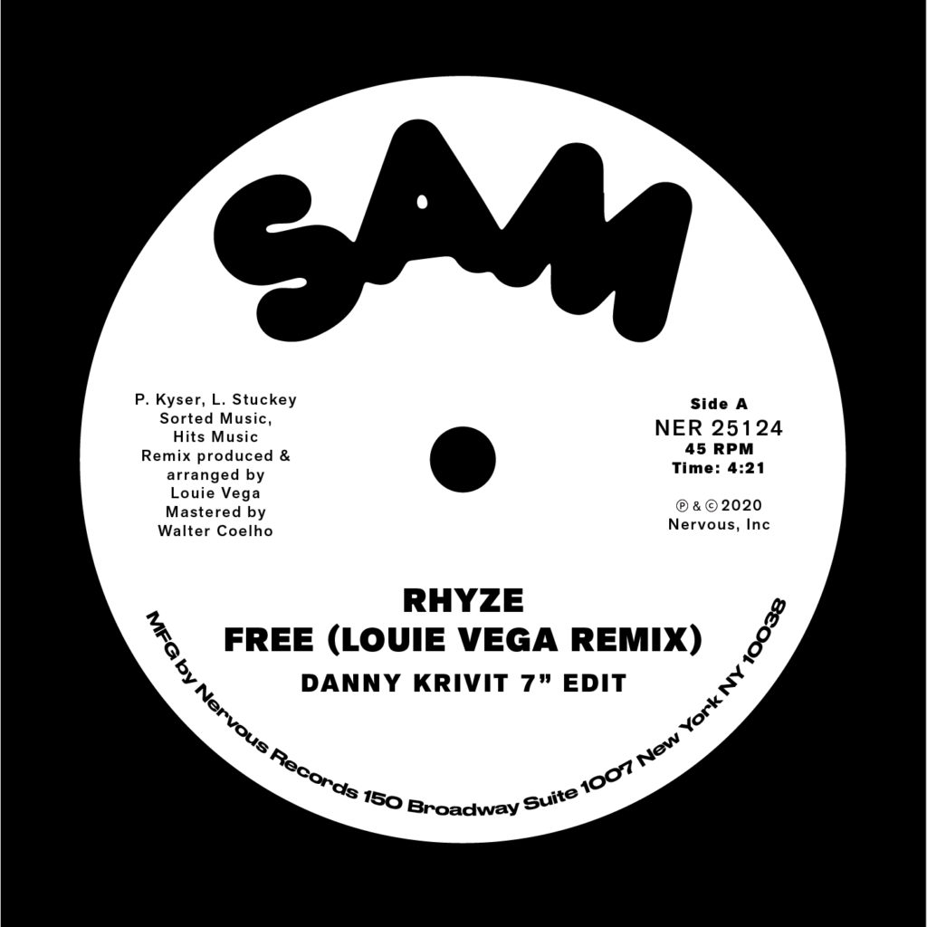 Rhyze/FREE (VEGA REMIX-D KRIVIT EDIT) 7"