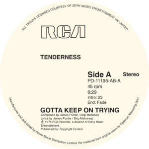 Tenderness/KEEP ON TRYING 12"