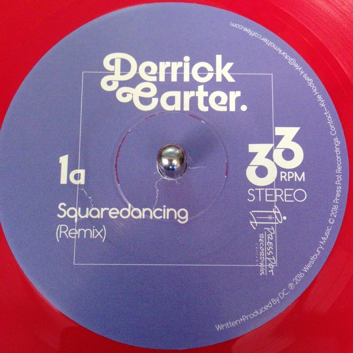 Derrick Carter/SQUARE DANCING(COLOR) D7"