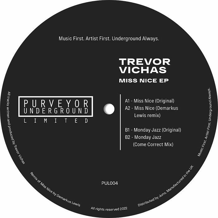 Trevor Vichas/MISS NICE EP 12"