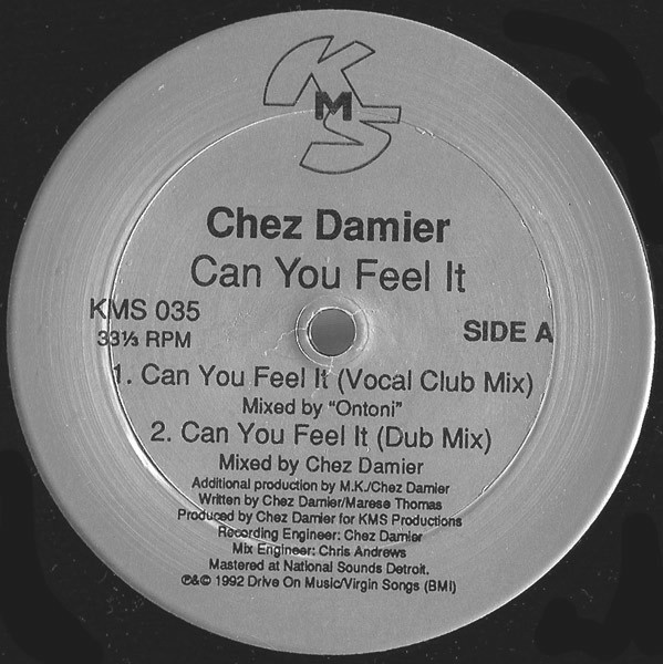 Chez Damier/CAN YOU FEEL IT (CV) 12"