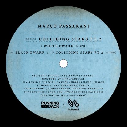 Marco Passarani/COLLIDING STARS PT.2 12"