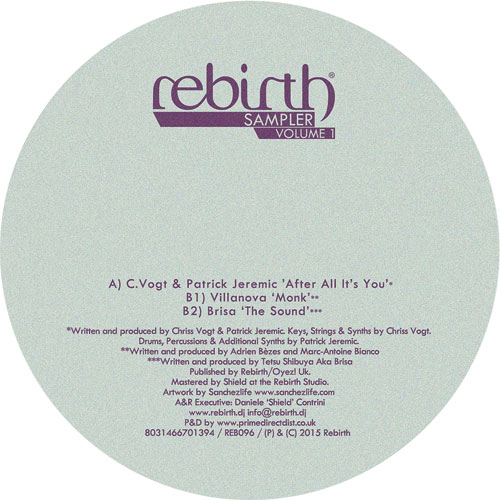 Various/REBIRTH 2015 SAMPLER PT. 1 12"