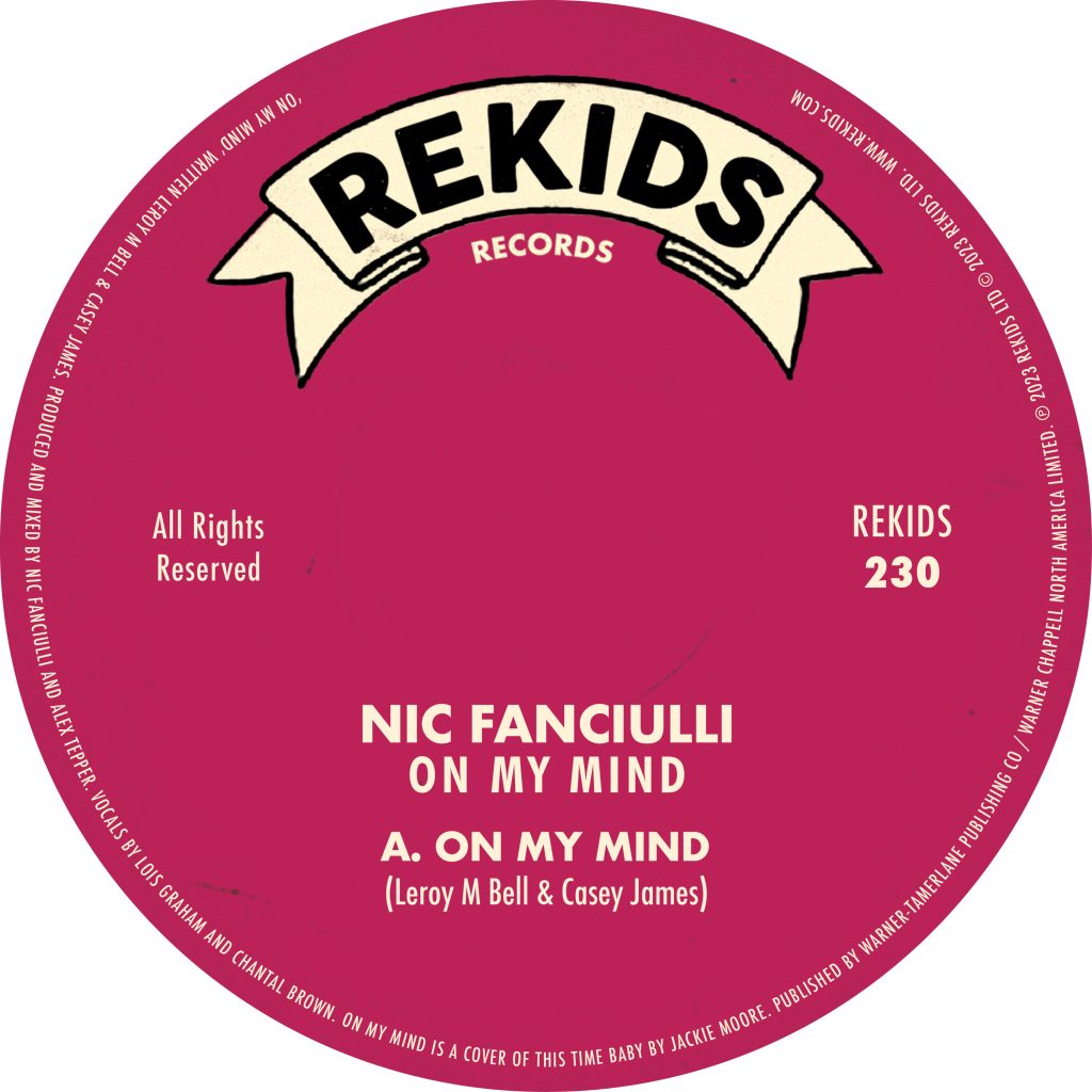 Nic Fanciulli/ON MY MIND 12"