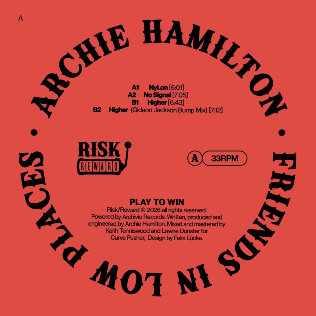 Archie Hamilton/FRIENDS IN LOW PLACES EP 12"