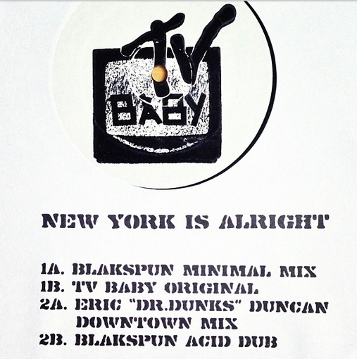 TV Baby/NY IS ALRIGHT ORIG MIX 12"