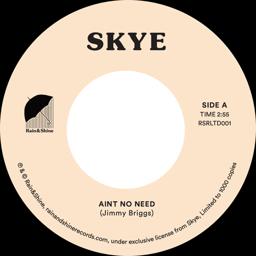 Skye/AIN'T NO NEED 7"