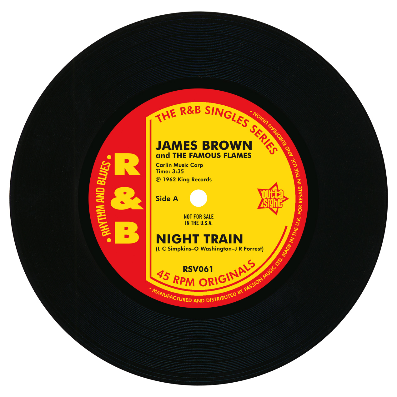 James Brown/NIGHT TRAIN & THINK 7"